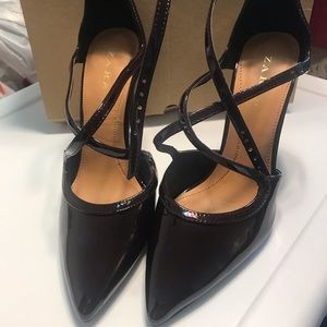 ZARA Maroon High Heels